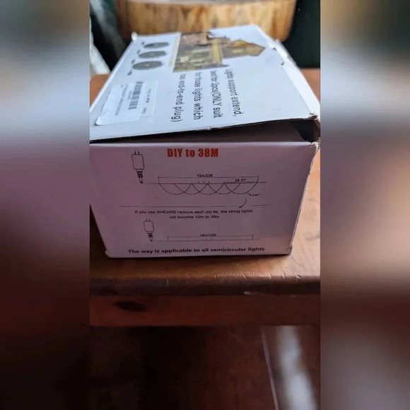 Christmas Multi Color String Lights , Super Bright 125Ft(straight) (NWT) - Picture 7 of 10